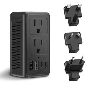 2000W 220V to 110V Voltage Converter US to Europe Travel Adapter